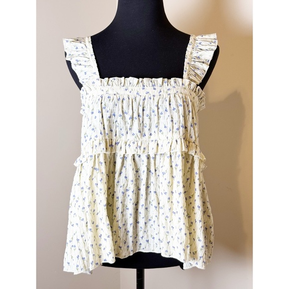 By Together Floral Print Tank Size S - Picture 2 of 8